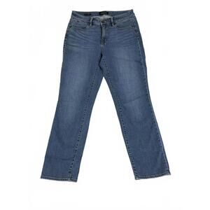 Talbots Slim Ankle Curvy 6 Jeans Blue Denim Flawless Five Pocket b26